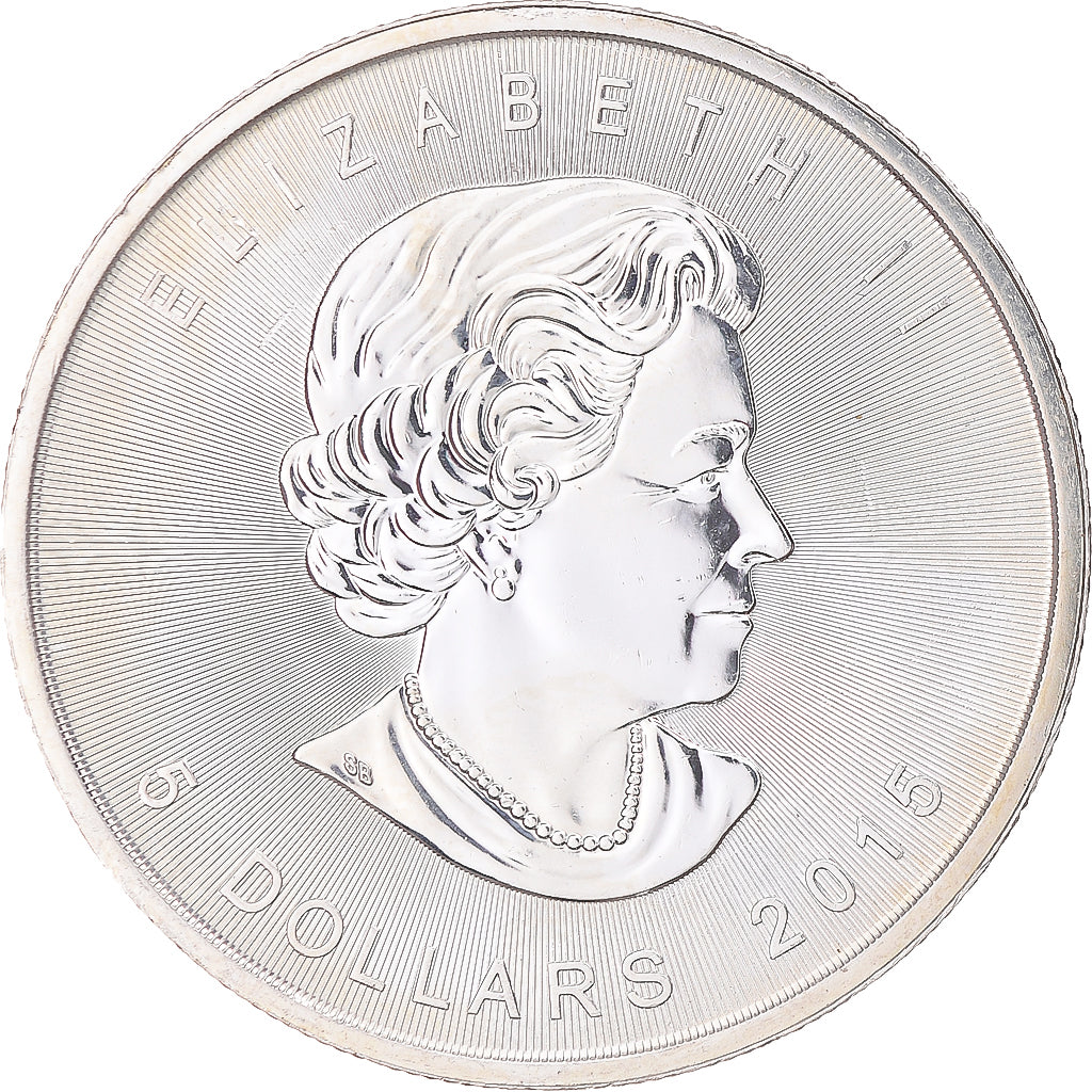 Coin, Canada, Elizabeth II, Maple Leaf, 5 dollars, 1 oz, 2015, Ottawa, Proof
