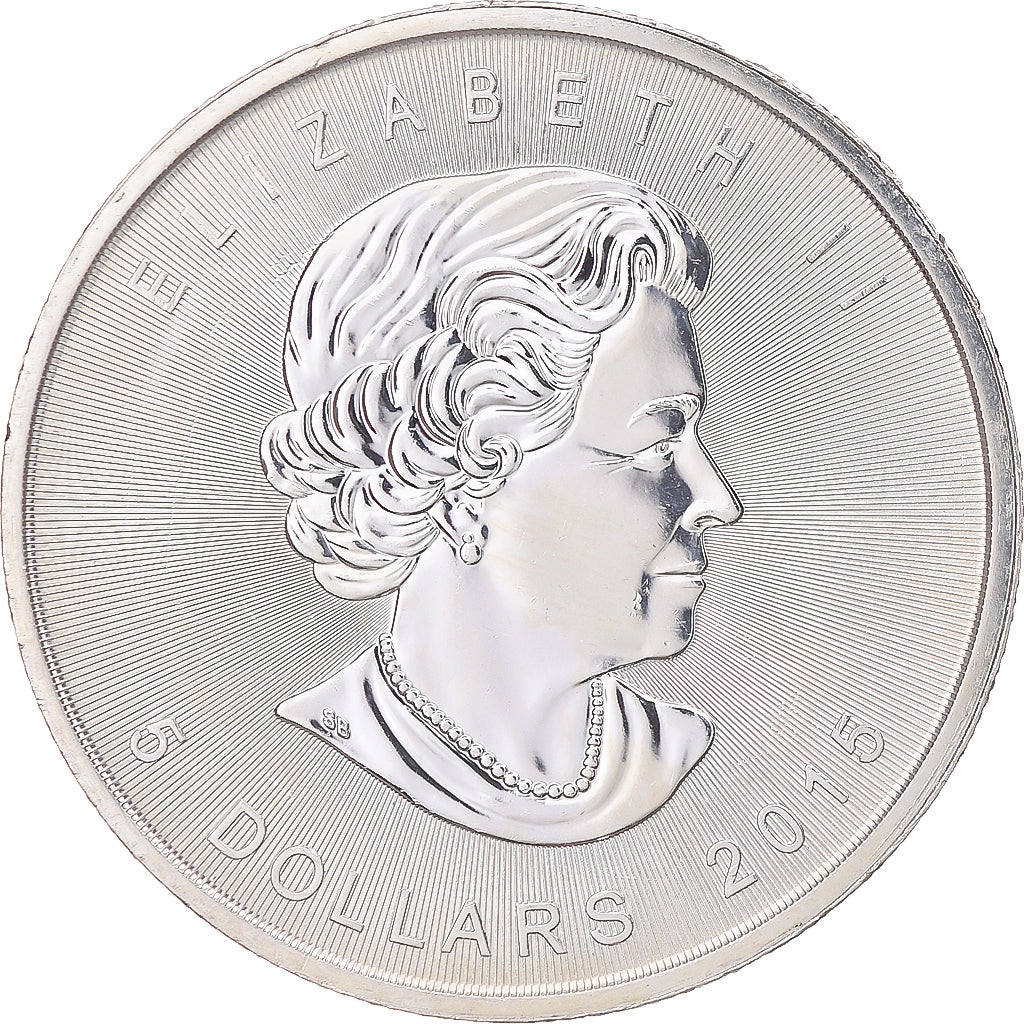 Coin, Canada, Elizabeth II, Maple Leaf, 5 dollars, 1 oz, 2015, Ottawa, Proof