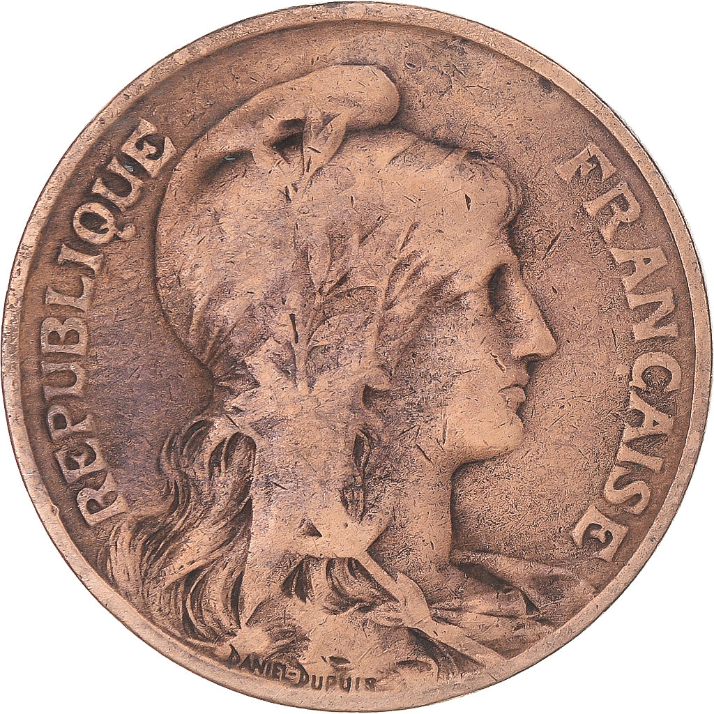 Münze, Frankreich, Dupuis, 10 Centimes, 1902, Paris, S+, Bronze, KM:843