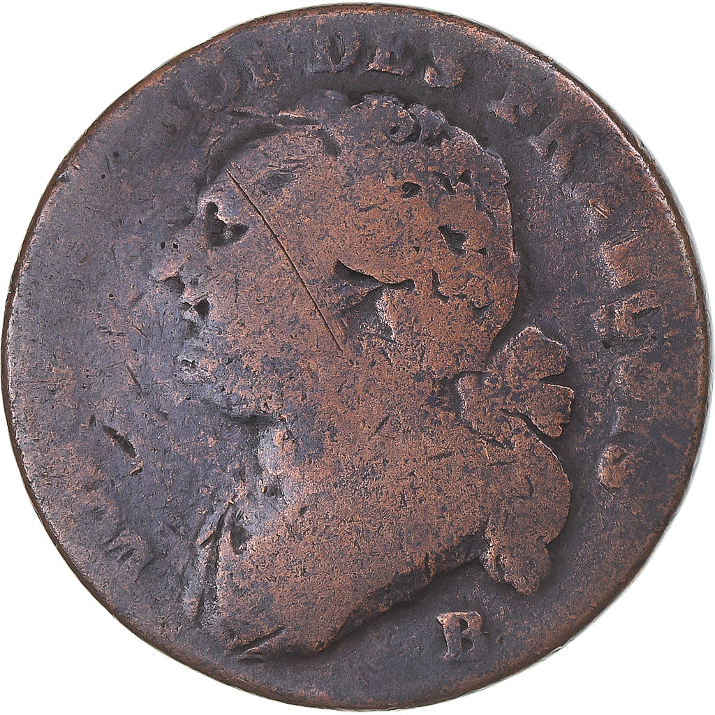 Münze, Frankreich, Louis XVI, 12 Deniers, Rouen, S, Kupfer, Gadoury:15