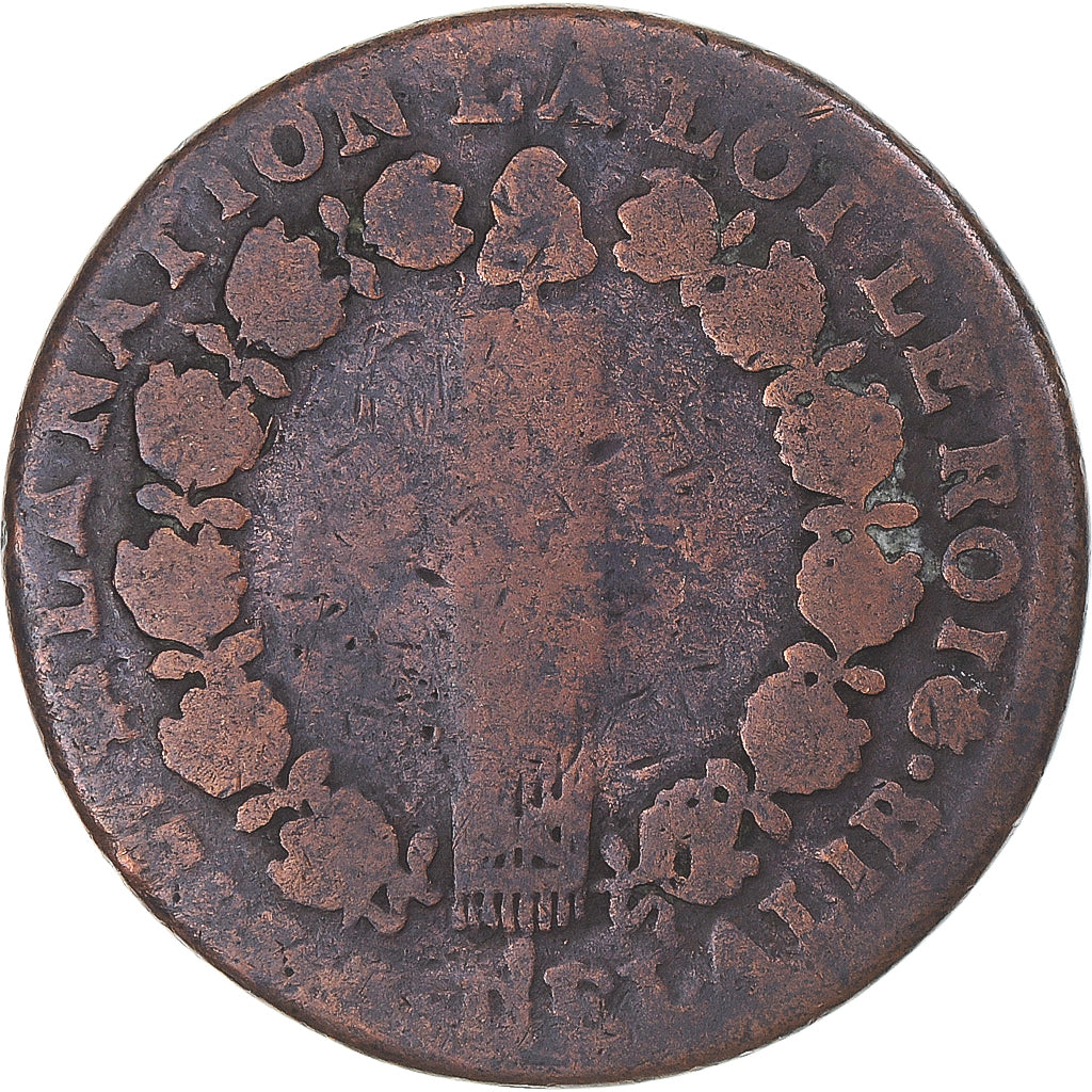 Münze, Frankreich, Louis XVI, 12 Deniers, Rouen, S, Kupfer, Gadoury:15