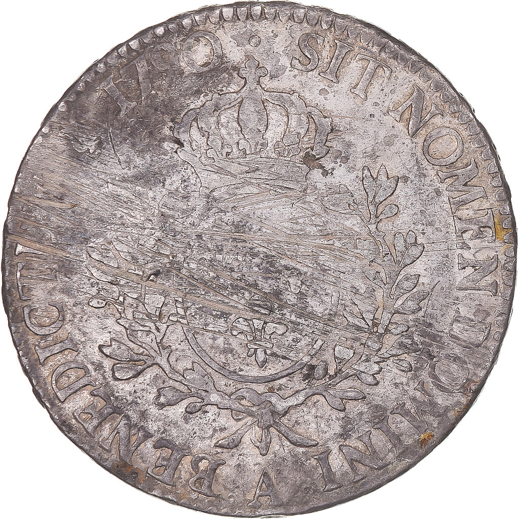Moneta, Francja, Louis XVI, Ecu aux branches d'olivier, 1790, Paris, VF(20-25)