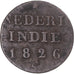 Moneda, INDIAS ORIENTALES HOLANDESAS, SUMATRA, ISLAND OF, 1/4 Stuiver, 1826