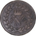Moneta, Francia, Napoleon I, Decime, 1814, Strasbourg, MB+, Bronzo, KM:700