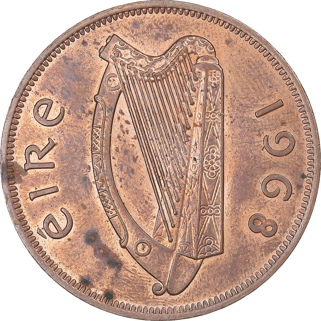 Münze, Ireland, Pingin, 1968, London, VZ, Kupfer, KM:11