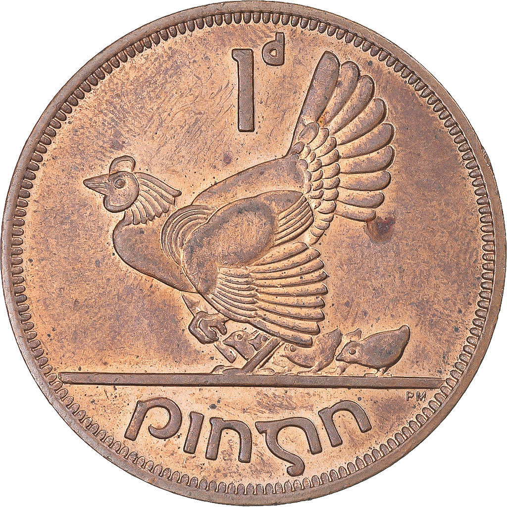 Münze, Ireland, Pingin, 1968, London, VZ, Kupfer, KM:11