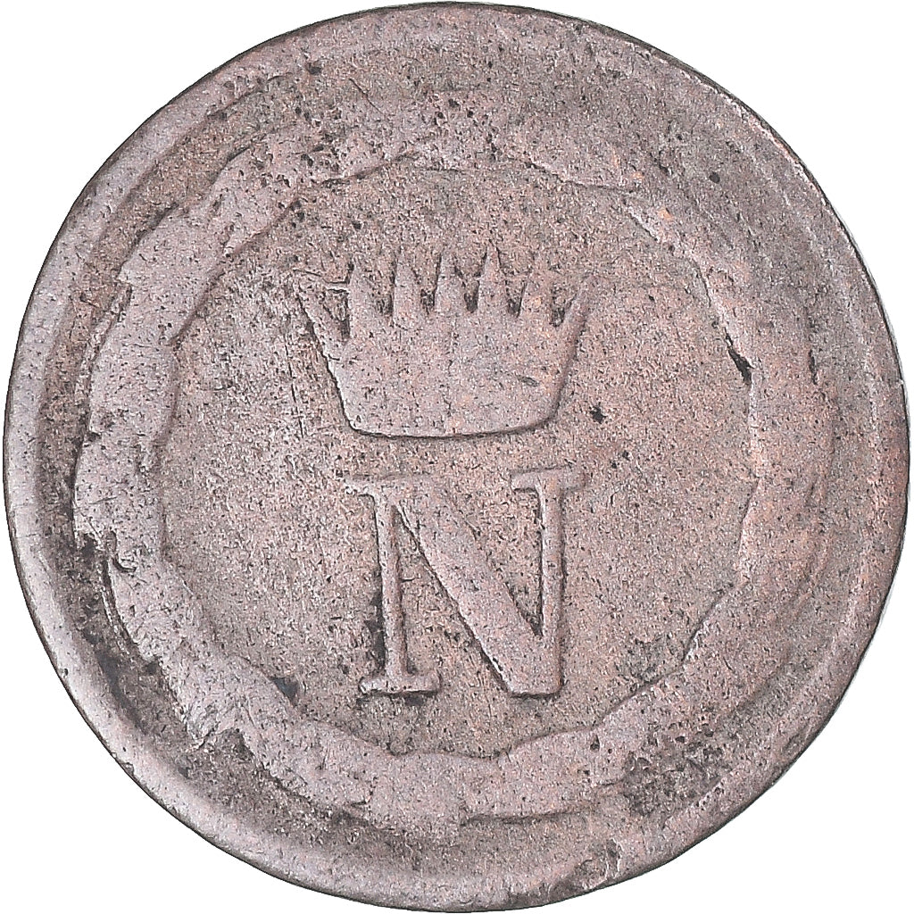 Moneta, DEPARTAMENTY WŁOSKIE, KINGDOM OF NAPOLEON, Napoleon I, 10 Centesimi