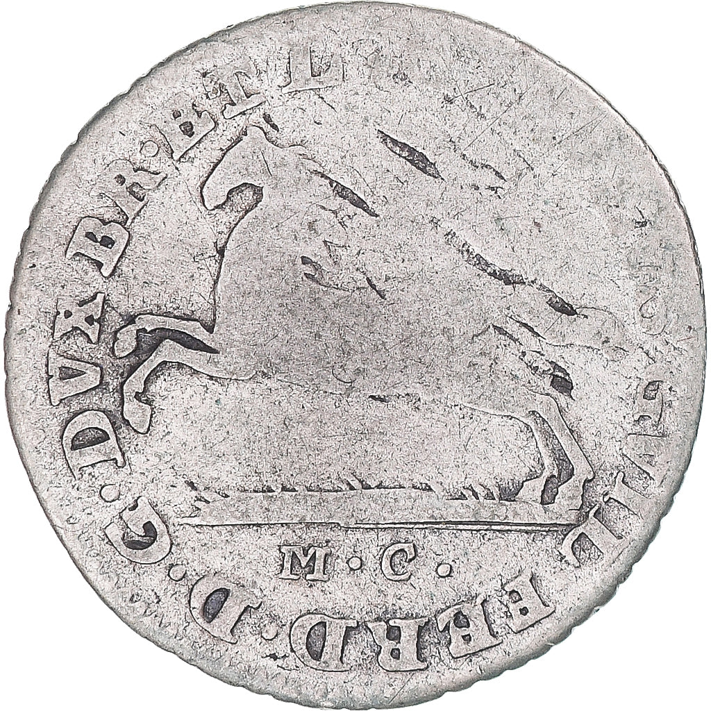 Moeda, Estados Alemães, BRUNSWICK-WOLFENBUTTEL, Karl Wilhelm Ferdinand, 1/12
