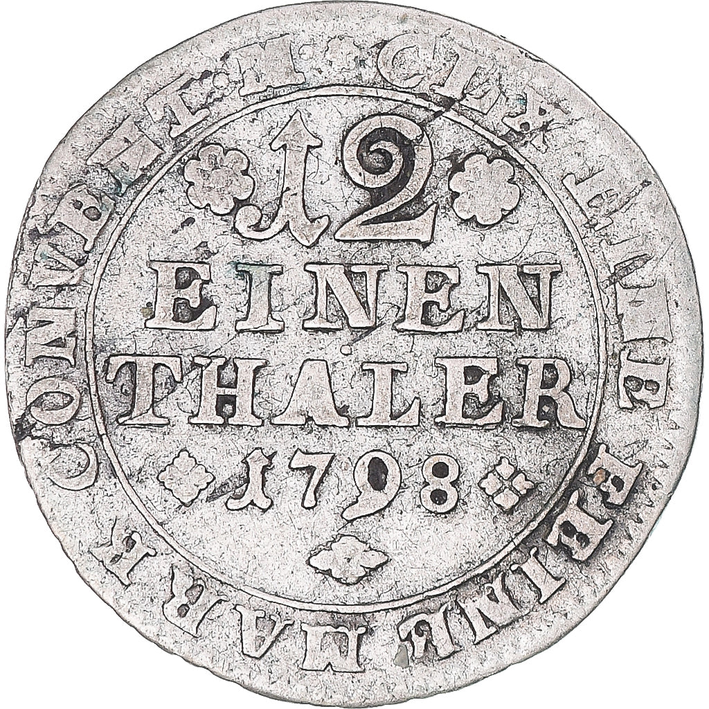 Moeda, Estados Alemães, BRUNSWICK-WOLFENBUTTEL, Karl Wilhelm Ferdinand, 1/12