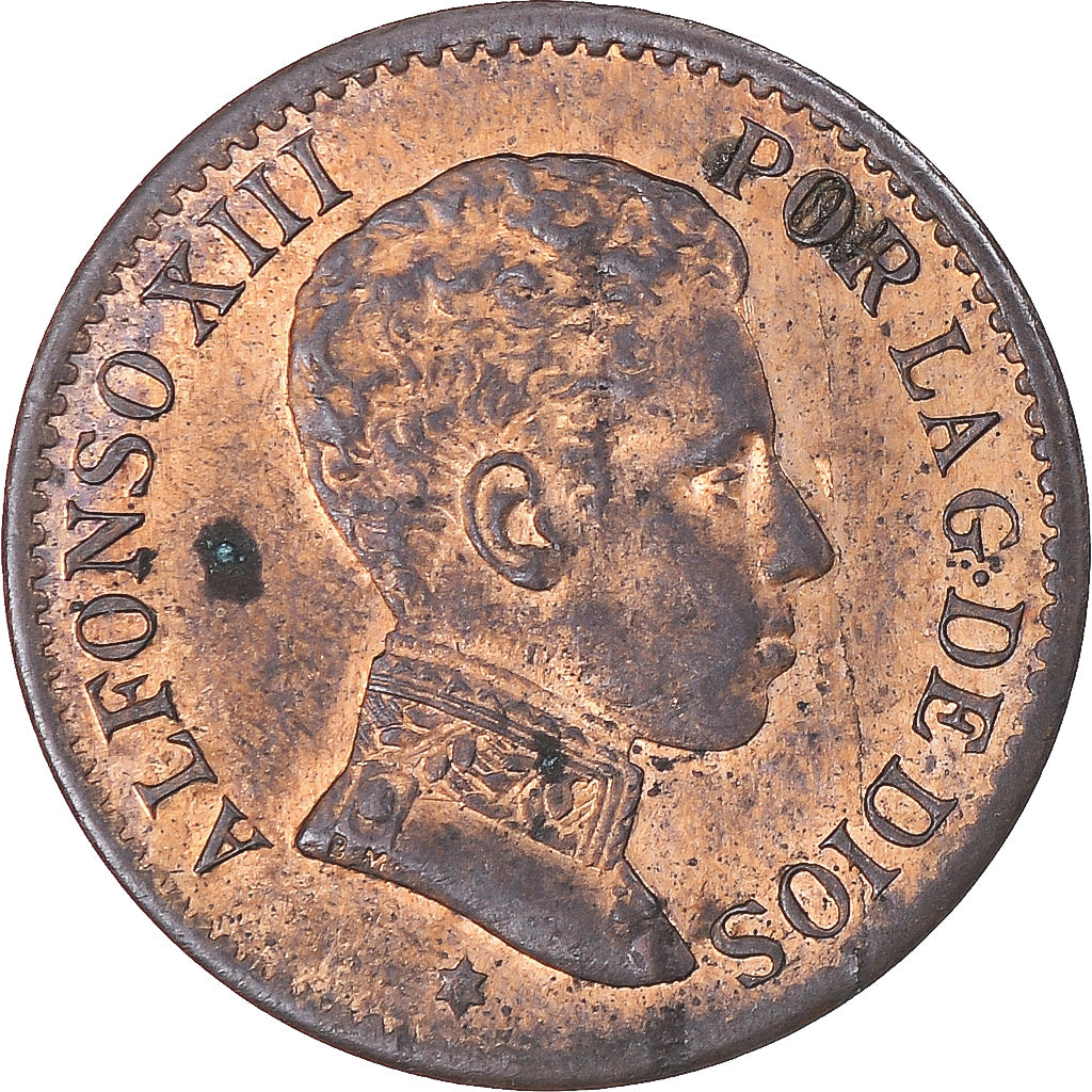 Monnaie, Espagne, Alfonso XIII, Centimo, 1906, Madrid, TTB+, Bronze, KM:726