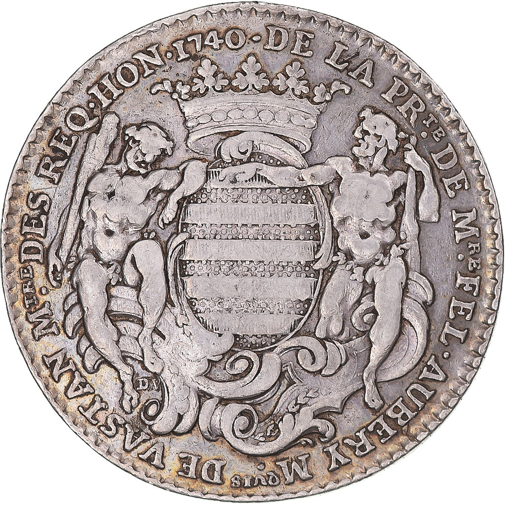 Frankreich, betaalpenning, Ile-de-France, Felix Aubery, Marquis de Vastan, 1740