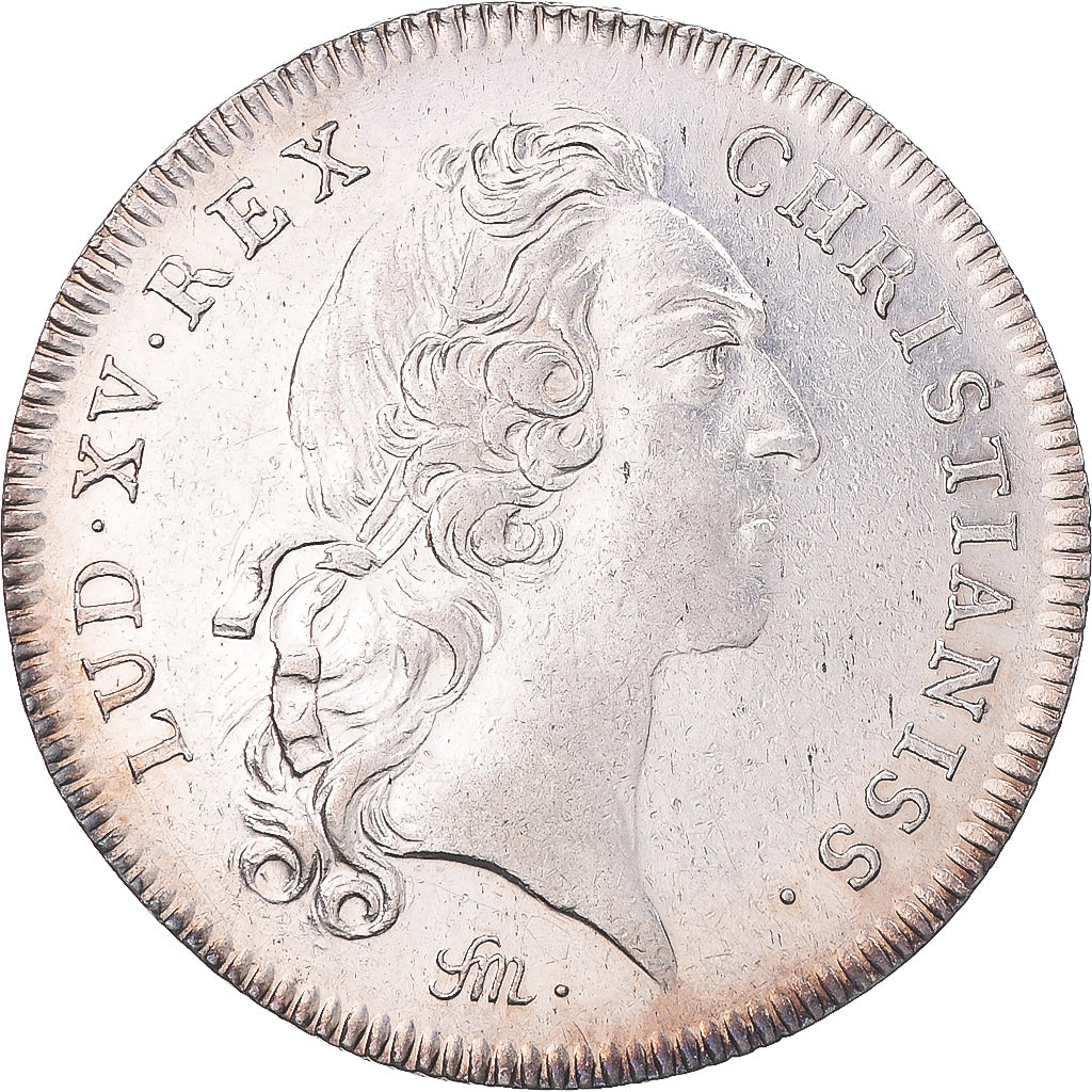 France, Jeton, Administration des Bâtiments du Roi, Louis XV, 1744, TTB+
