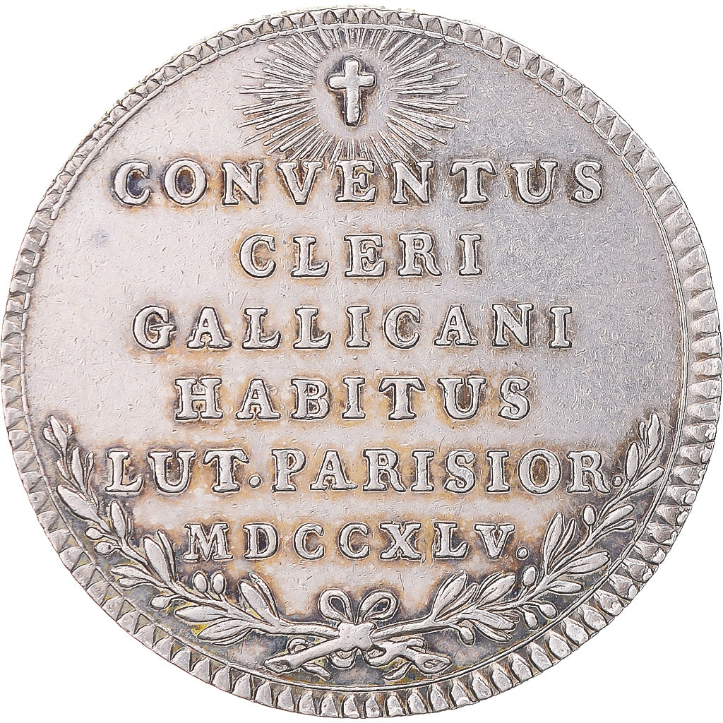 France, Jeton, Louis XV, Assemblée du clergé, 1745, SUP, Argent