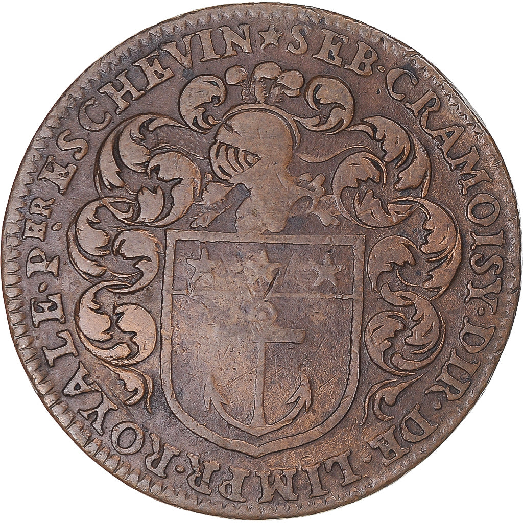 France, Jeton, Directeur de l’imprimerie royale, Sébastien Cramoisy, 1643