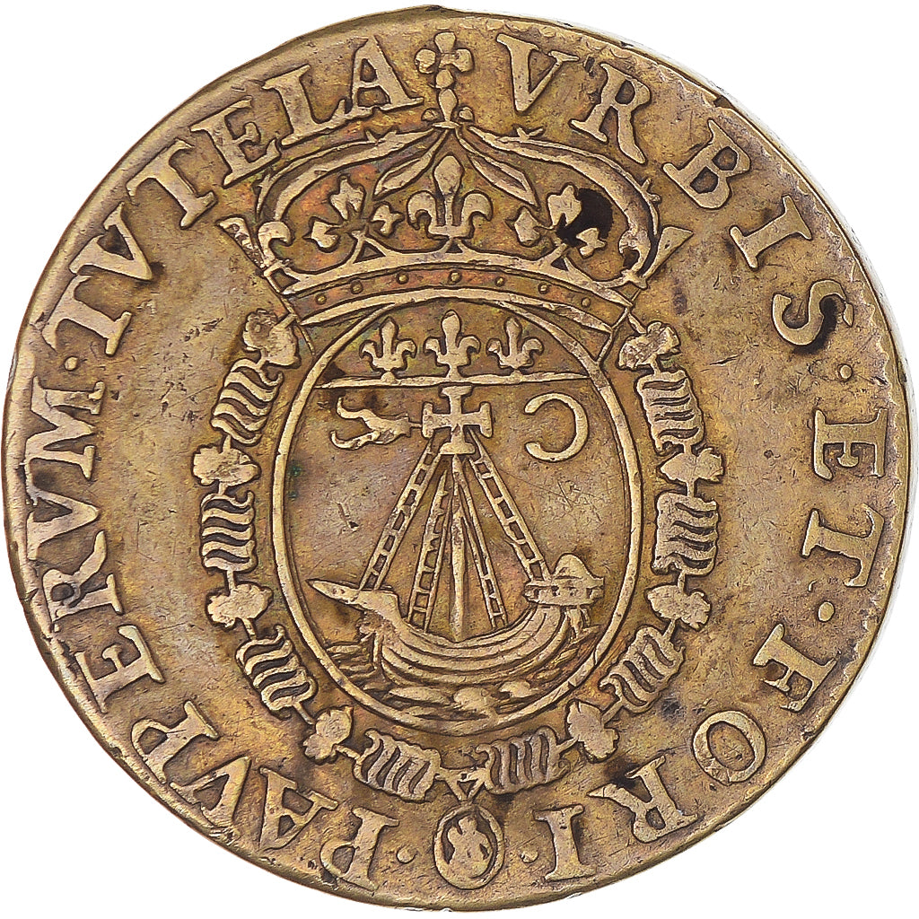 Frankreich, betaalpenning, Jean Garnier, échevin de Paris, SS, Messing