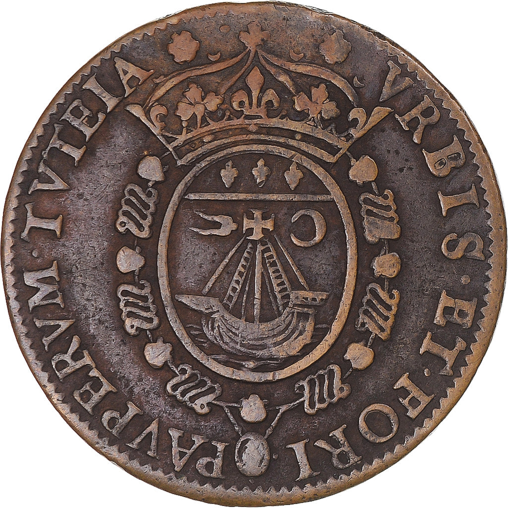 Frankreich, betaalpenning, Christophe Maillet, receveur général des pauvres