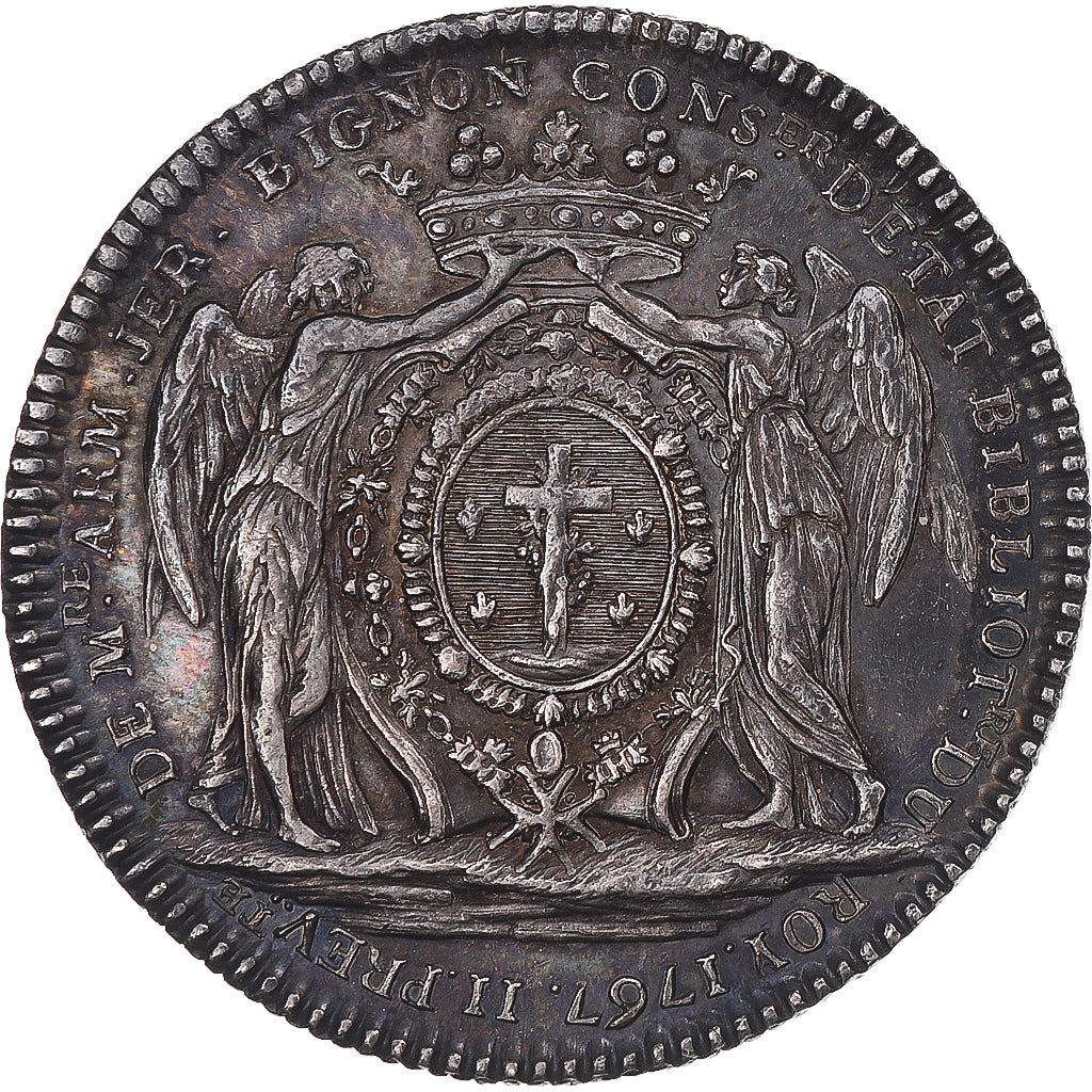 Frankreich, betaalpenning, Prévôt de Paris, Armand Jérôme Bignon, 1767, VZ