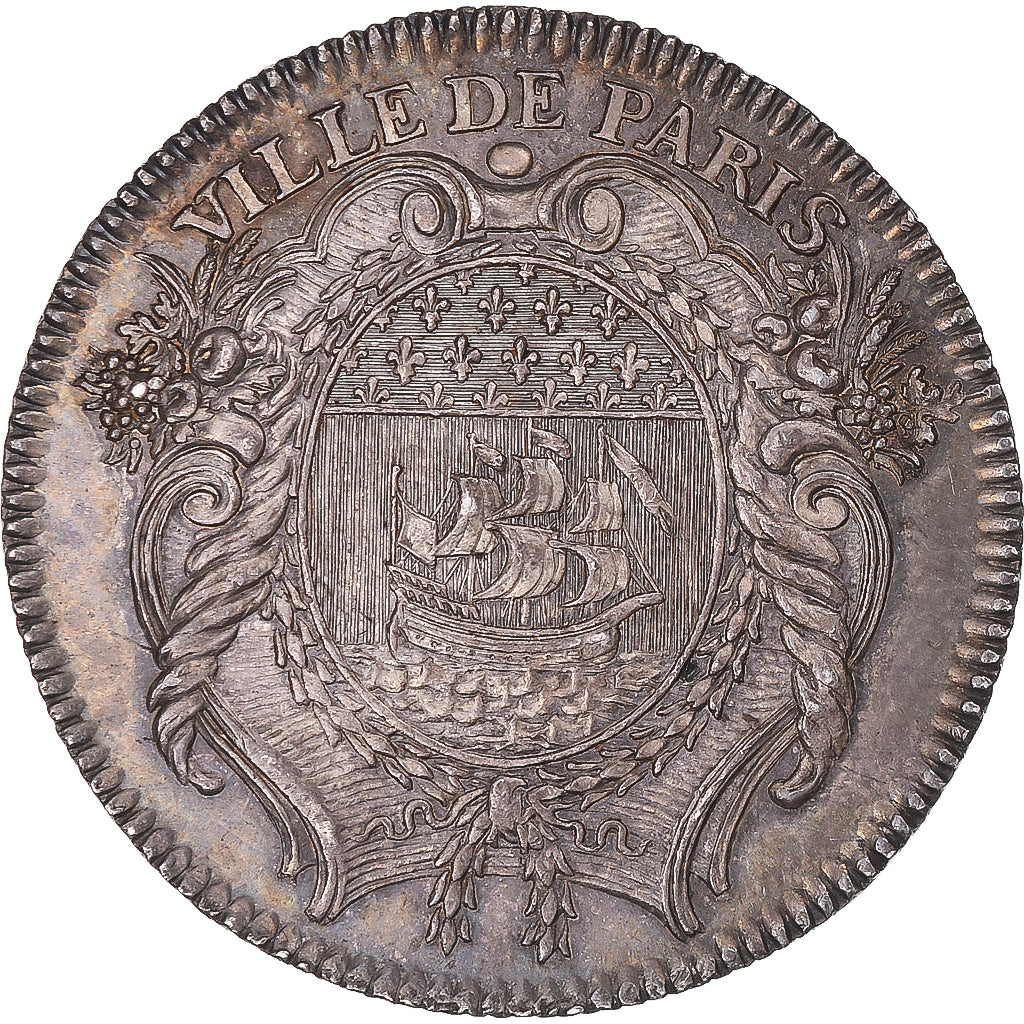 Frankreich, betaalpenning, Prévôt de Paris, Armand Jérôme Bignon, 1767, VZ