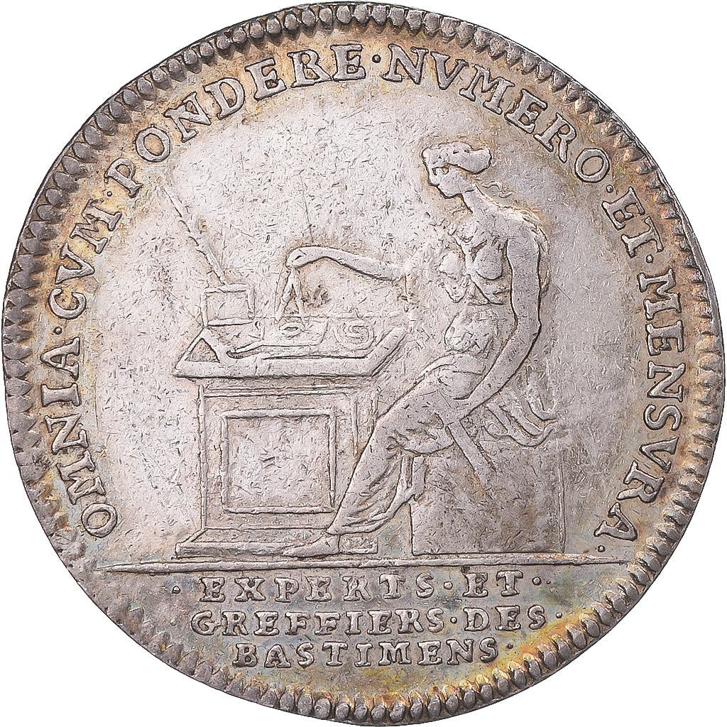 Frankreich, betaalpenning, Administration des Bâtiments du Roi, experts et