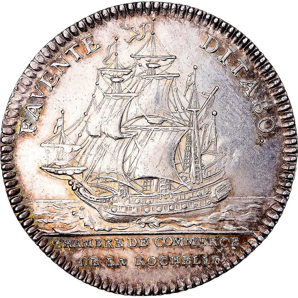 Frankrijk, Jeton de 30 sous, Louis XV, Chambre de Commerce de La Rochelle