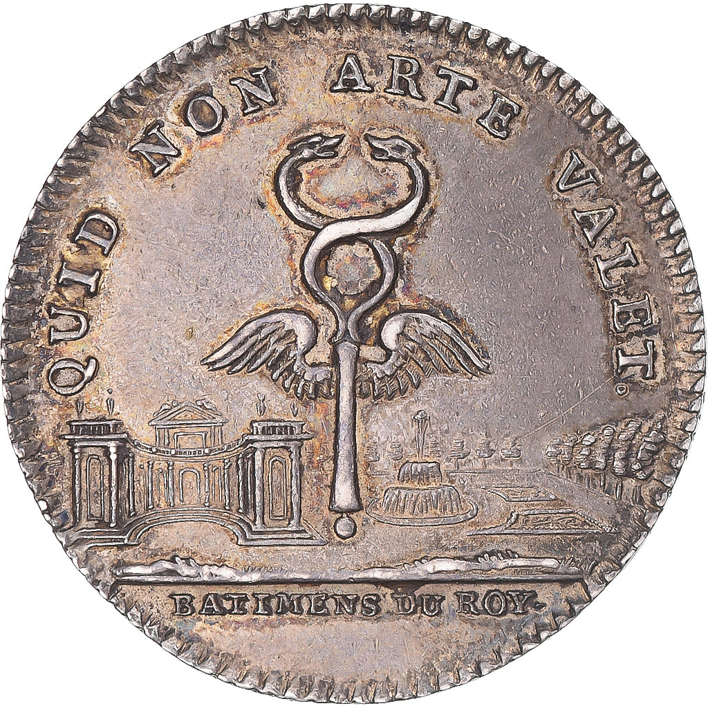 Frankreich, betaalpenning, Administration des Bâtiments du Roi, Louis XV, SS+