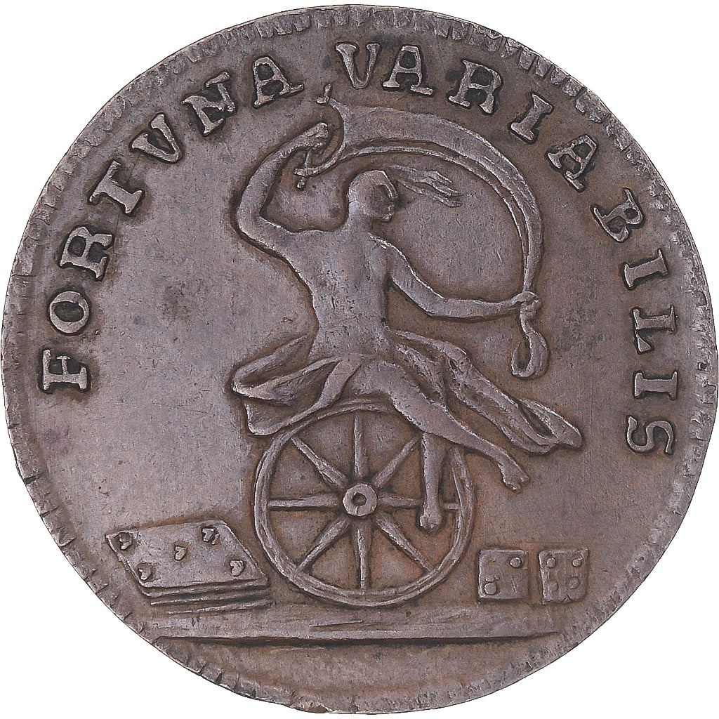 Frankreich, betaalpenning, Fortuna variabilis, SS, Kupfer