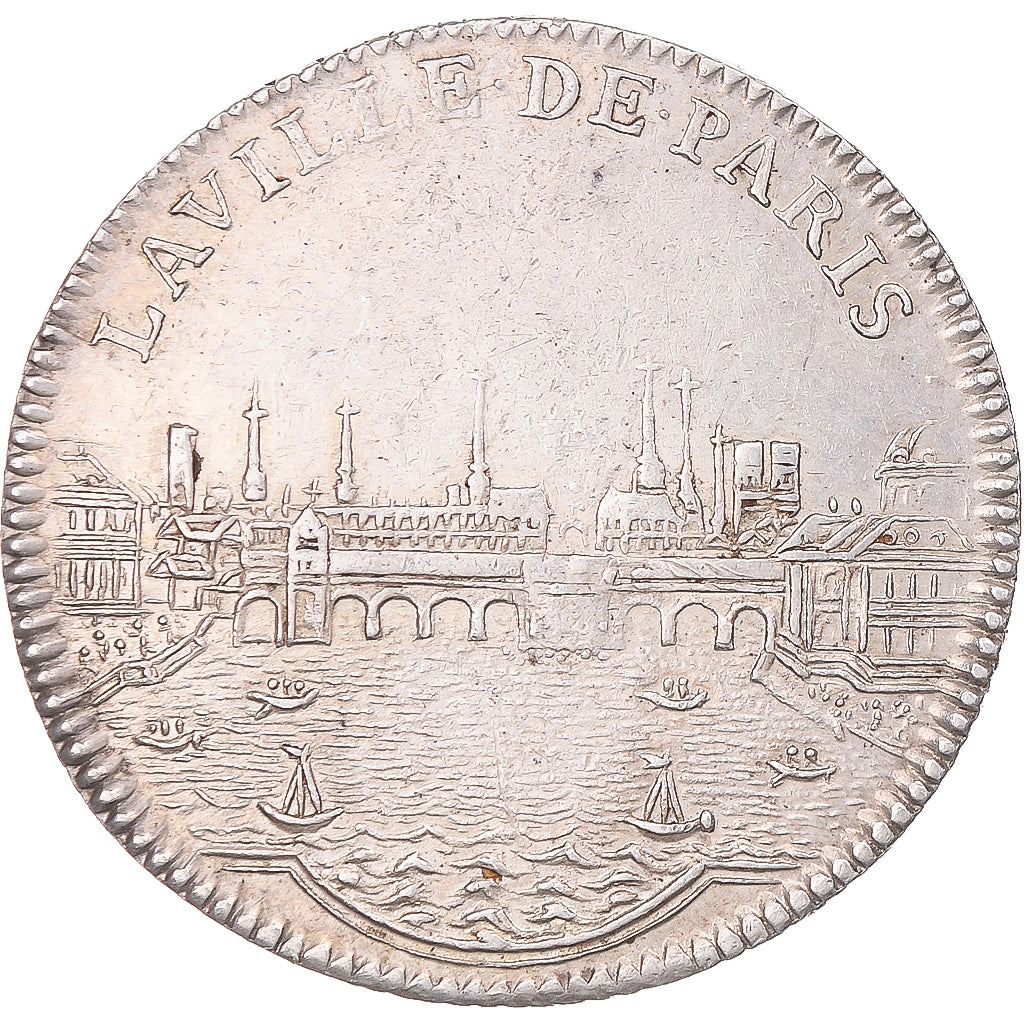 Frankreich, betaalpenning, Louis XVI, Administration Municipale de Paris, 1777