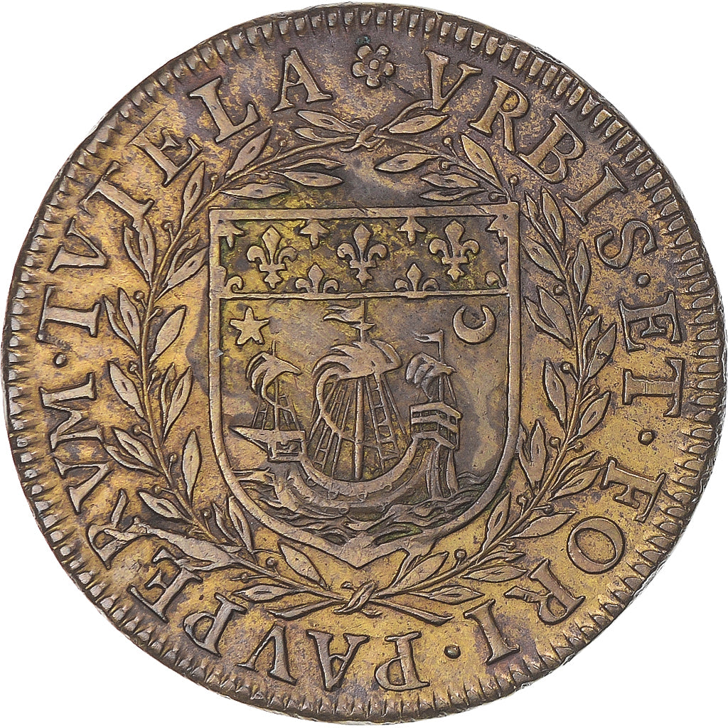 Frankreich, betaalpenning, Lescot, recette générale des pauvres, 1648, SS