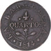 Coin, Spain, BARCELONA, Joseph (Jose) Napolean, 4 Quartos, 1814, Barcelona