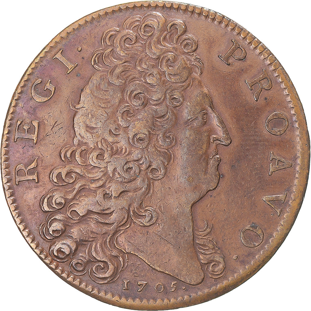 France, Jeton, Louis XIV, États d'Artois, 1705, TTB, Cuivre, Feuardent:6885