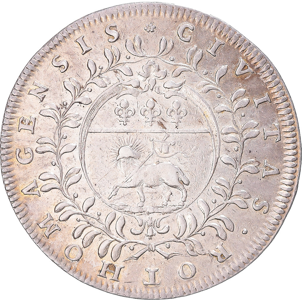 Frankreich, betaalpenning, Ville de Rouen, 1647, SS, Silber, Feuardent:6177