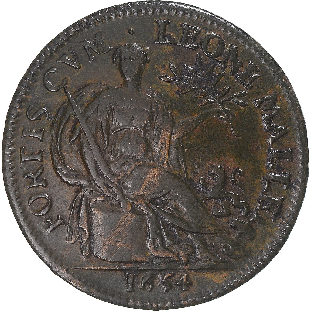 France, Token, Picardie, Louis de Roussi, seigneur de Sissonne, 1654, EF(40-45)
