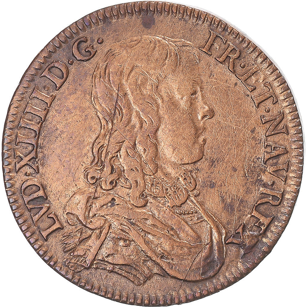 Frankreich, betaalpenning, Louis XIII, Le Pas-de-Calais, 1651, S+, Kupfer