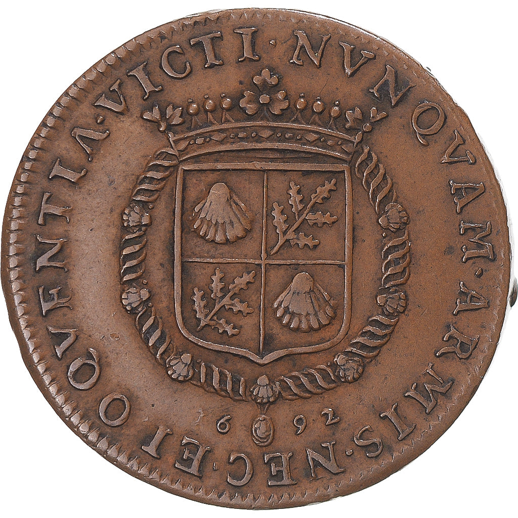 Frankreich, betaalpenning, Perche, Abot du Bouchet, 1692, SS, Kupfer