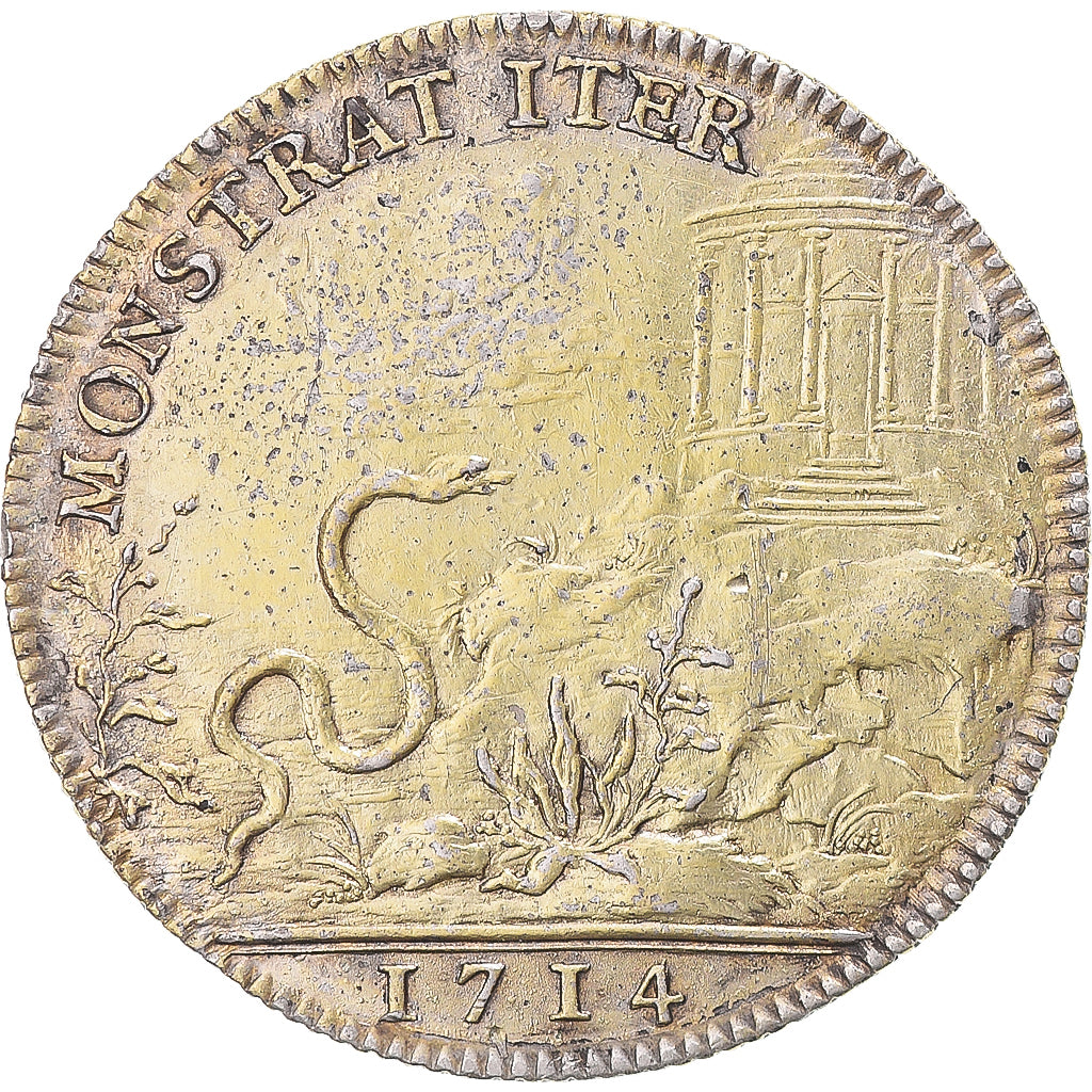 France, Token, Philippe Hecquet, doyen, Faculté de Médecine de Paris, 1714