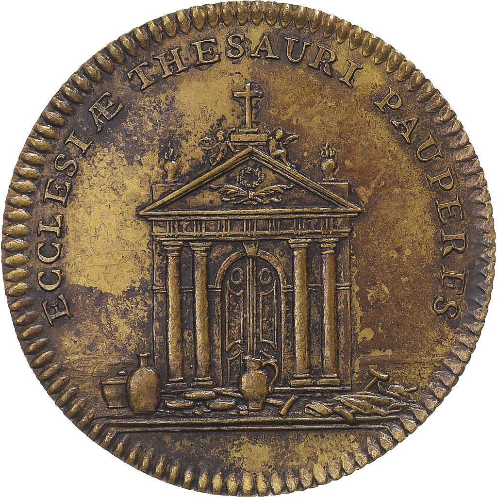 Frankreich, betaalpenning, Les commissaires des pauvres de Saint-Sulpice, 1756