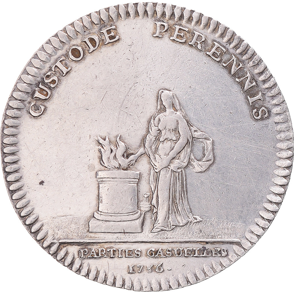 Frankreich, betaalpenning, Marine/Parties casuelles, 1736, SS, Silber