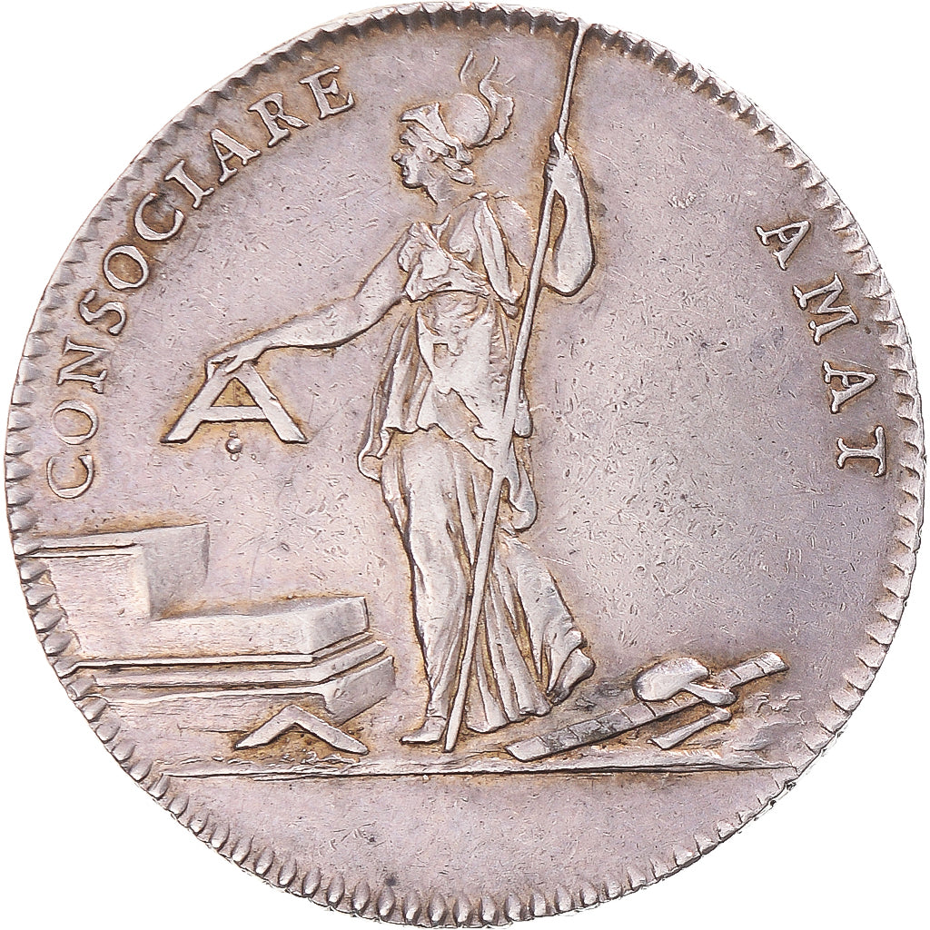 France, Token, Louis XVI, Maçonnerie, les amis de la liberté, EF(40-45)