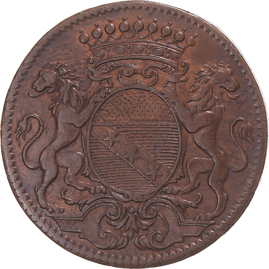Francja, Token, Île-de-France, Jean-Baptiste Noyel, 1723, EF(40-45), Miedź