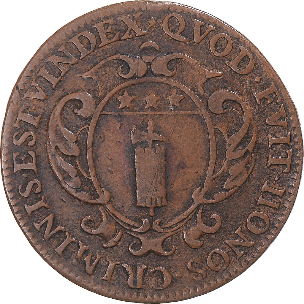Frankrijk, Token, Île-de-France, Cardinal Mazarin, 1651, ZF, Koper