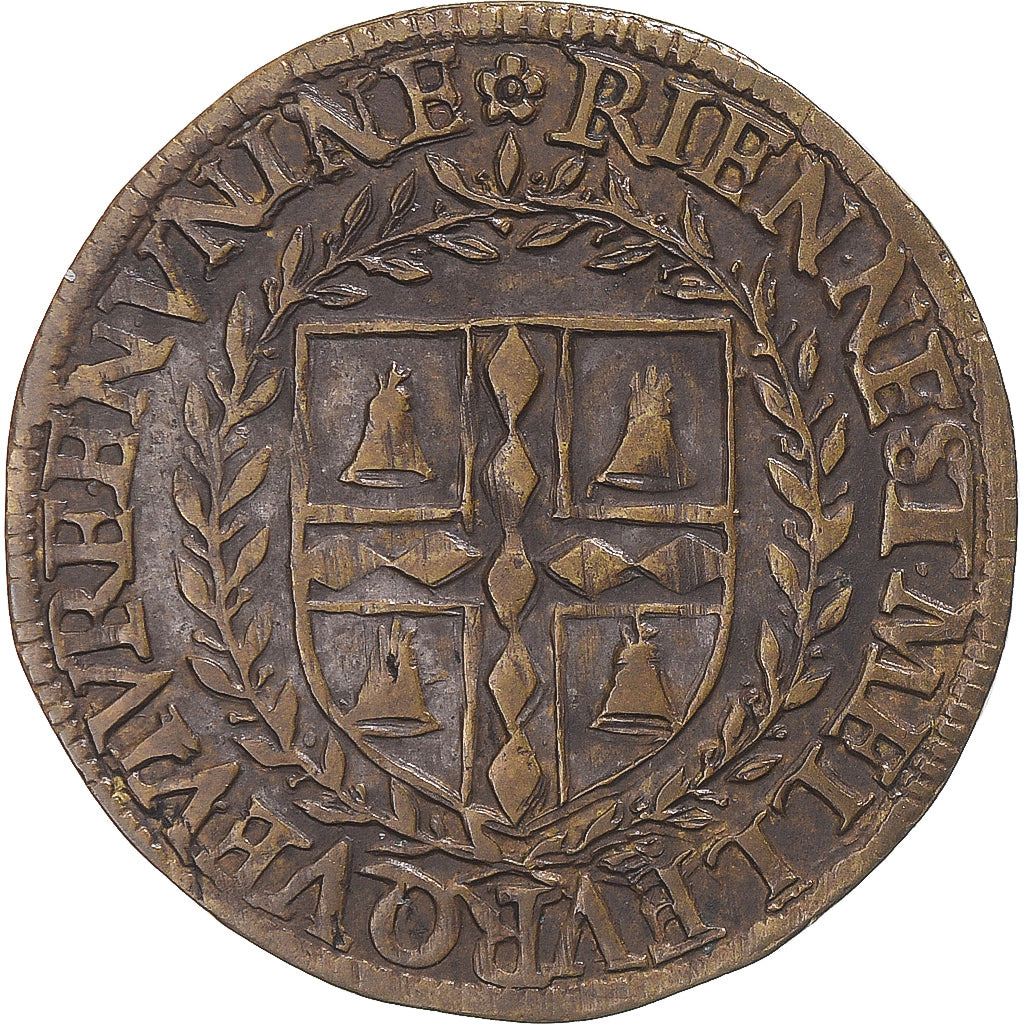 Frankreich, betaalpenning, Corporation, Bouchers, SS, Messing, Feuardent:5004