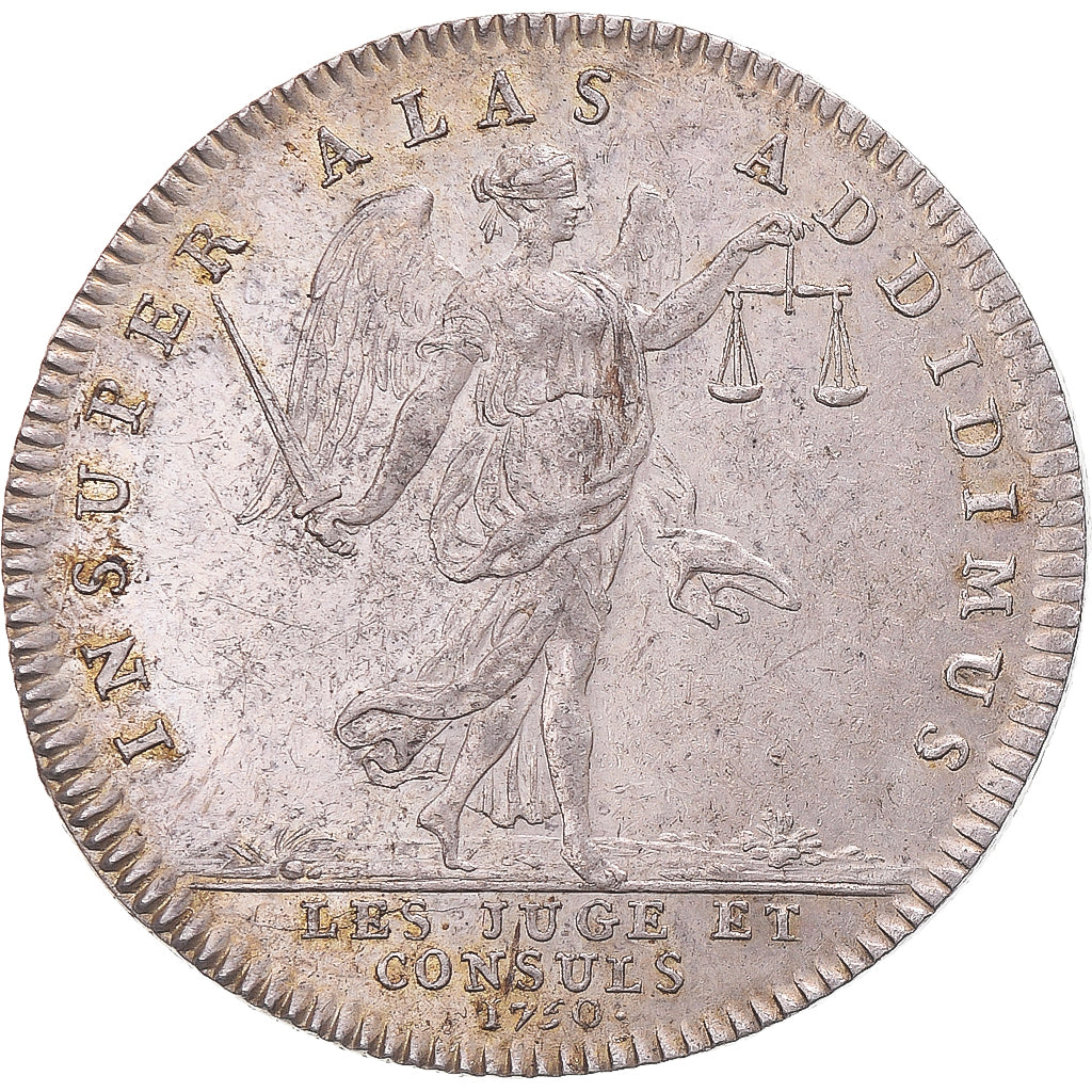 Frankreich, betaalpenning, Les Juges et Consuls, 1750, SS+, Silber