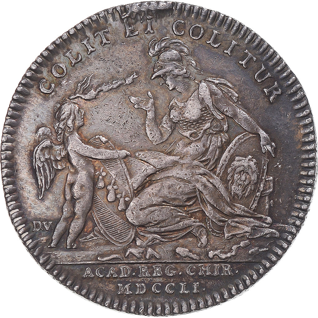 Francia, ficha, Louis XVI, Chirurgie, Assistance publique, 1776, BB, Argento