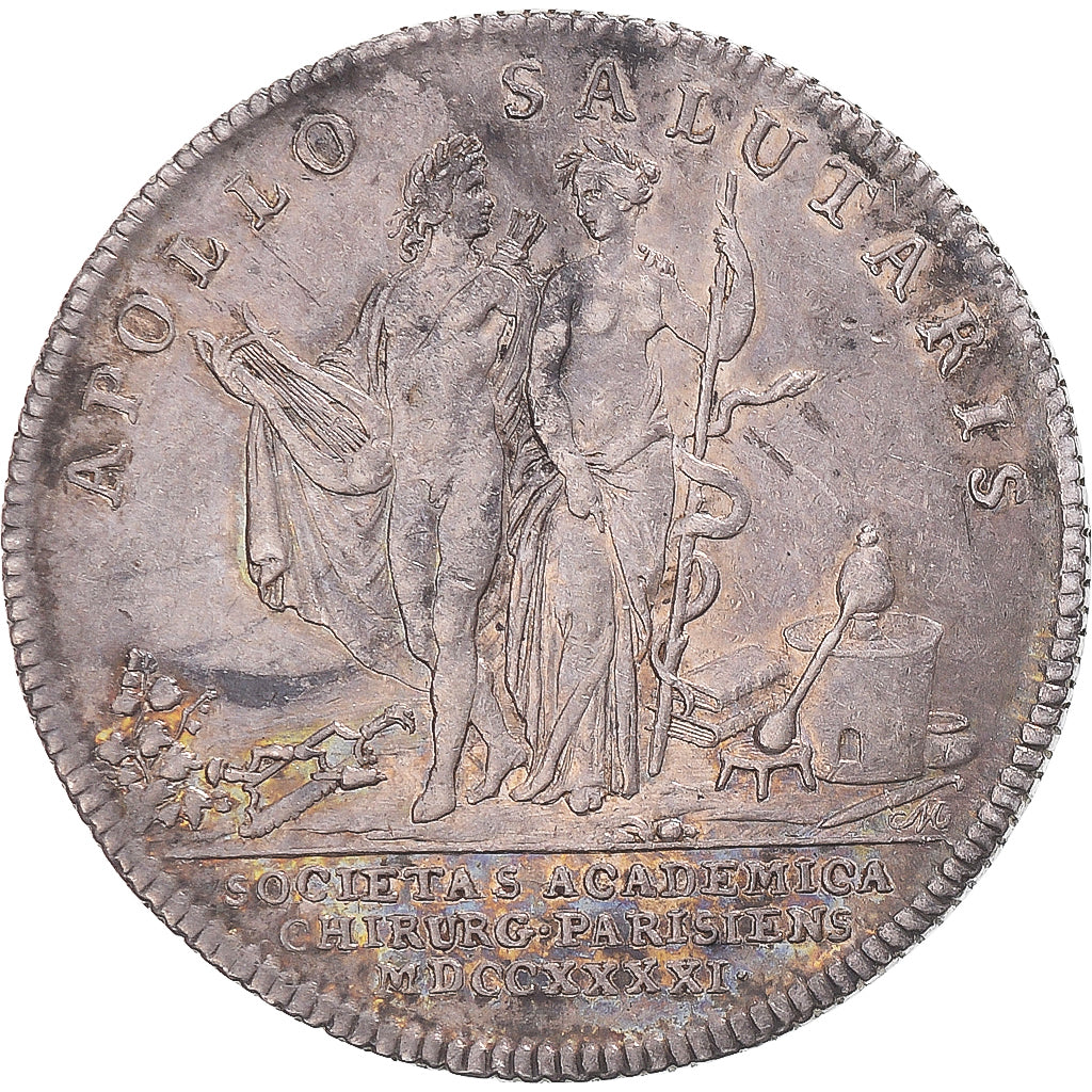Frankreich, betaalpenning, Louis XV, Académie Royale de Chirurgie, 1741, SS
