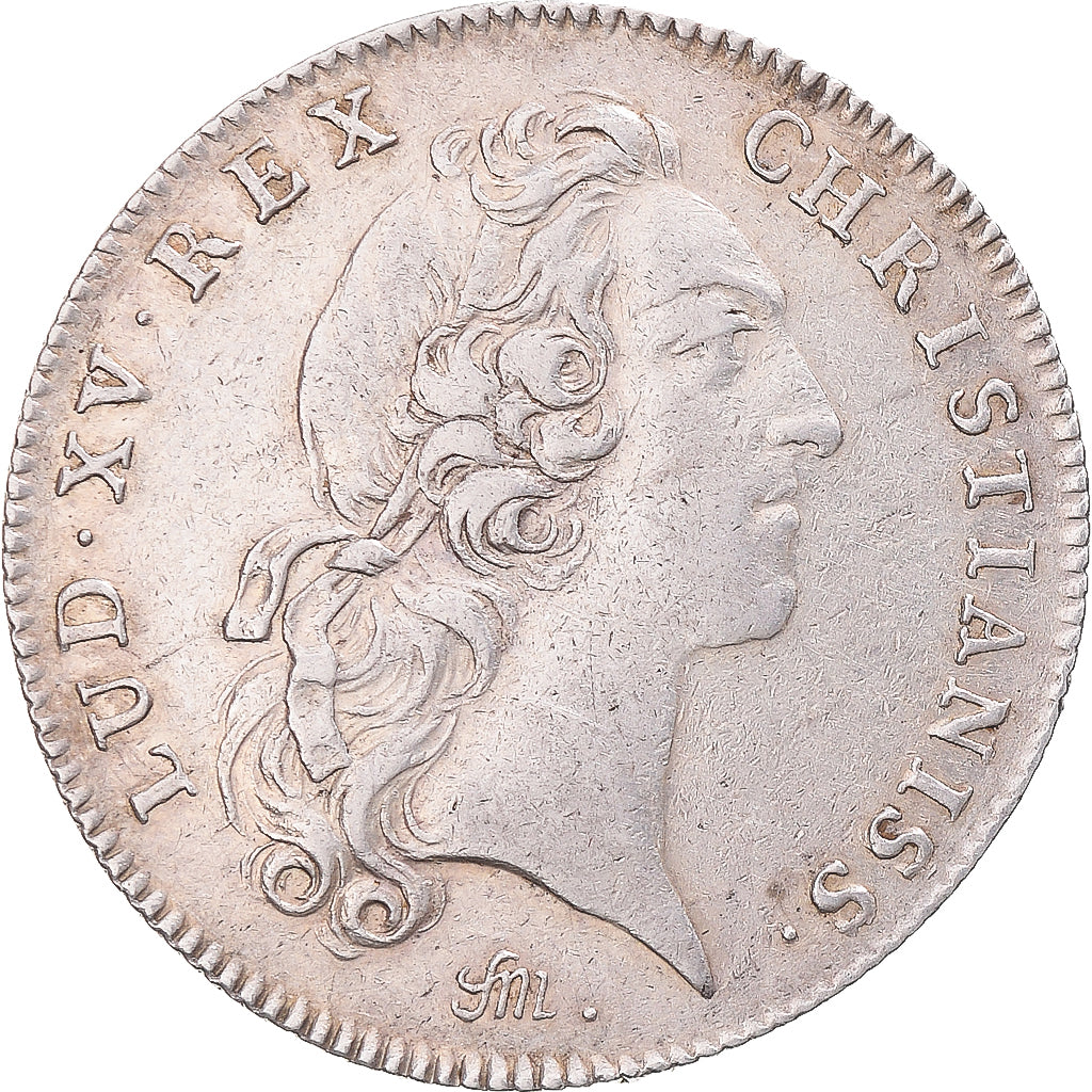 France, Jeton, Louis XV, Fabrique de Saint-Roch, 1744, TTB, Argent