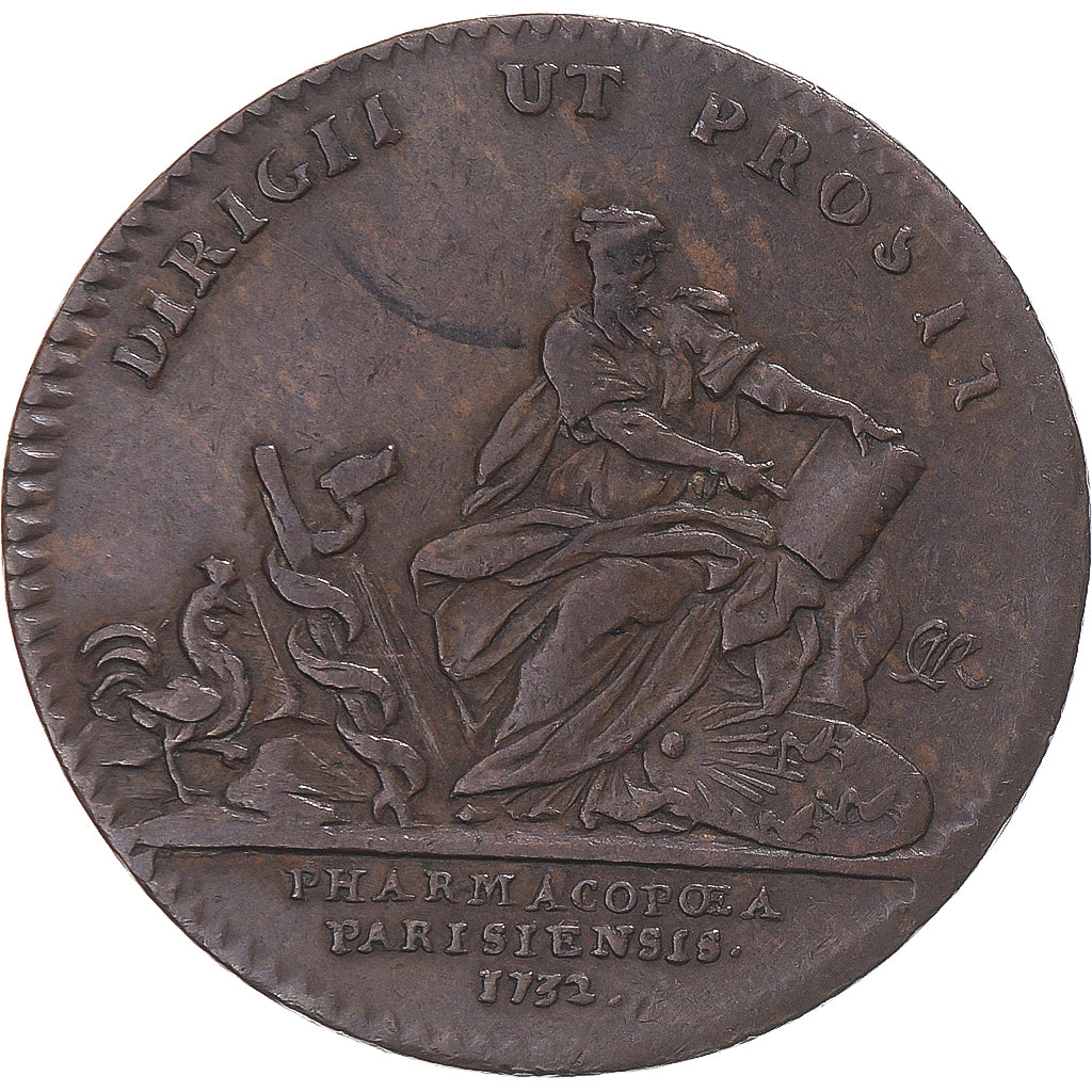 France, Token, Hyacinthe-Théodore Baron, Faculté de Médecine de Paris, 1632