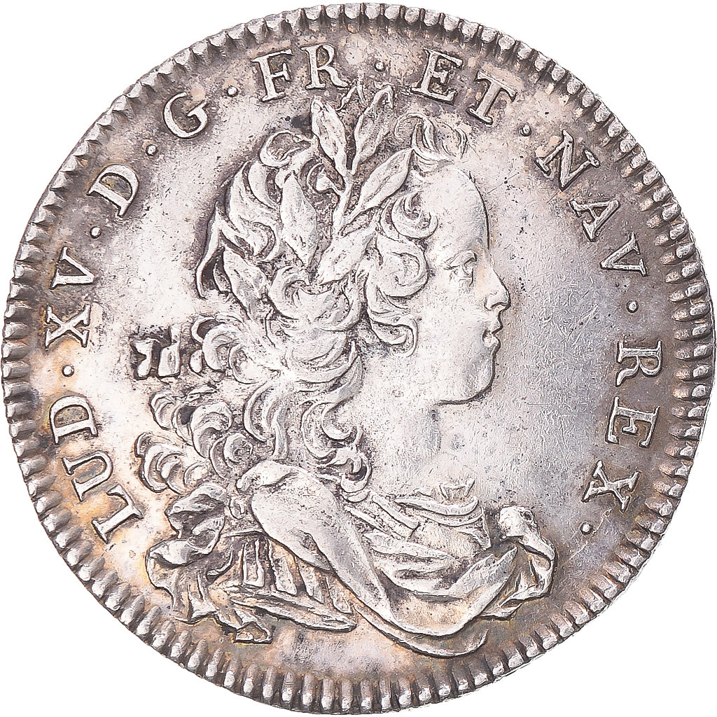 Francja, Token, Ludwik XV, Chambre de Commerce de Lille, EF(40-45), Srebro