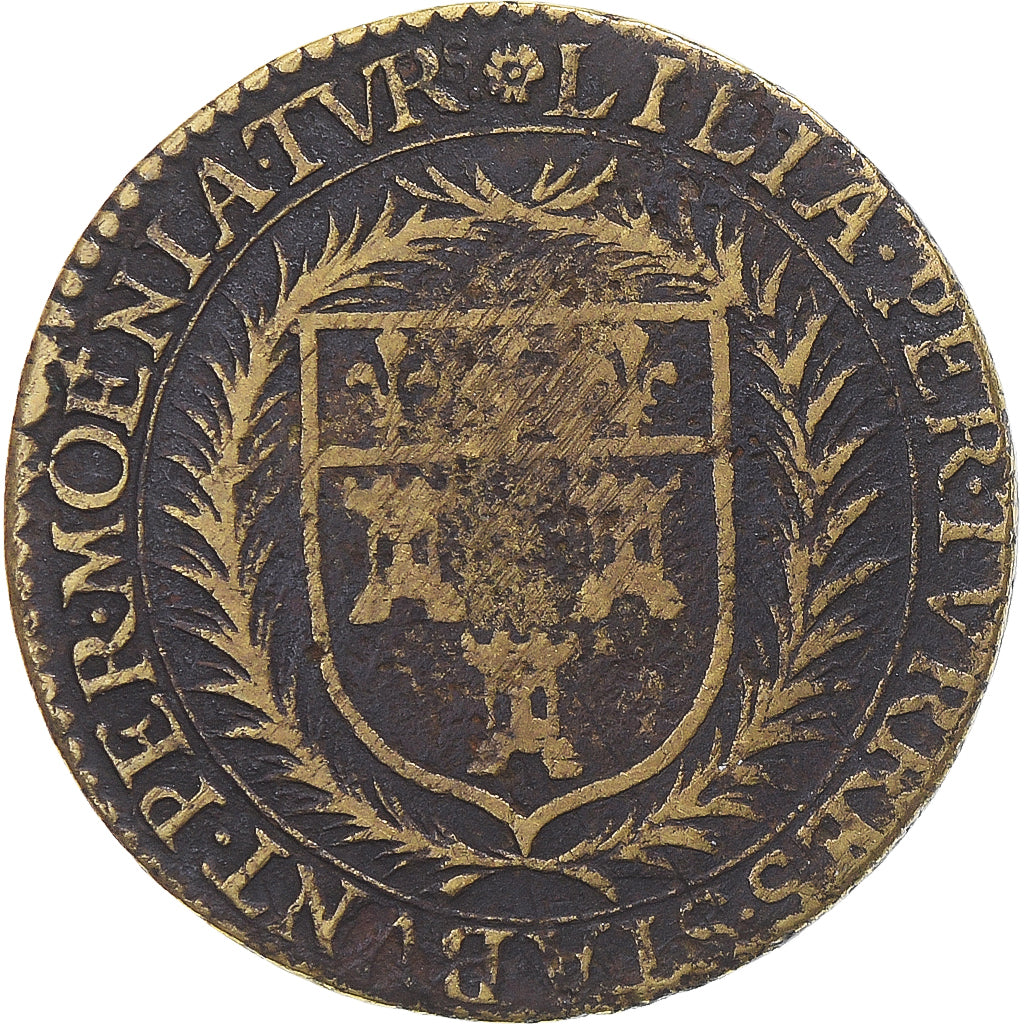 Frankreich, betaalpenning, Touraine, Nicolas Joubert, Maire de Tours, 1617-1618