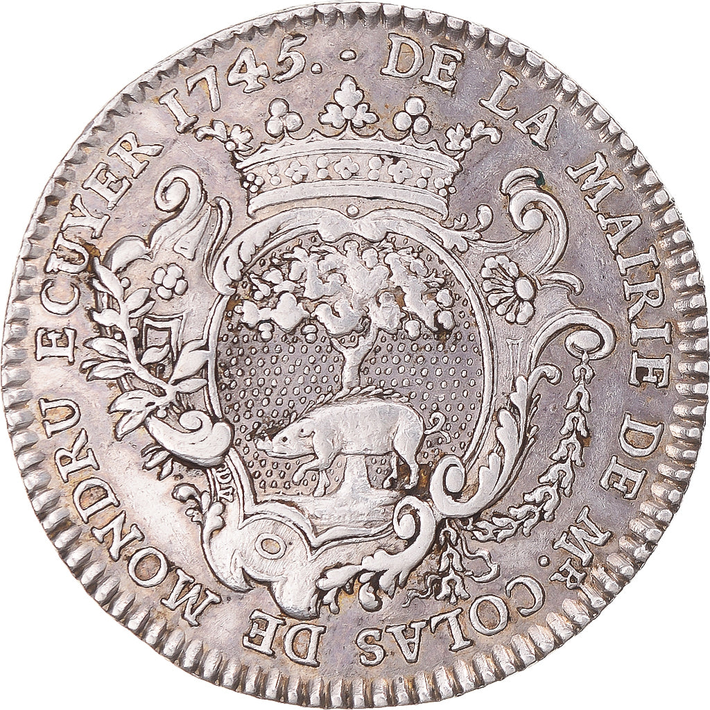 France, Jeton, Orléanais, Pierre-Édouard Colas de Mondru, maire d’Orléans