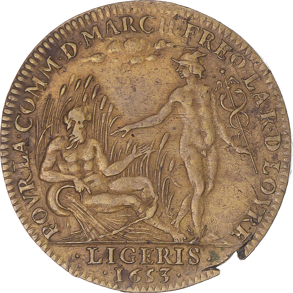 Frankreich, betaalpenning, Orléanais, Communauté des Marchands de la Loire